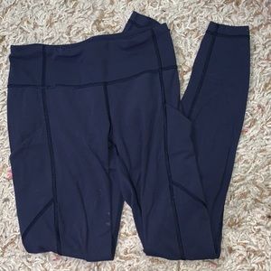 blue lululemon leggings